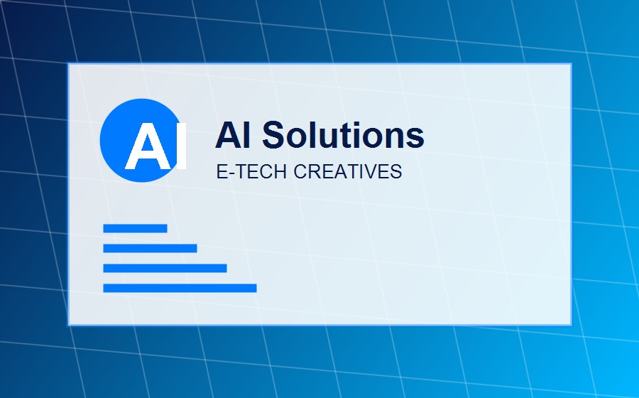 AI solutions technology visual