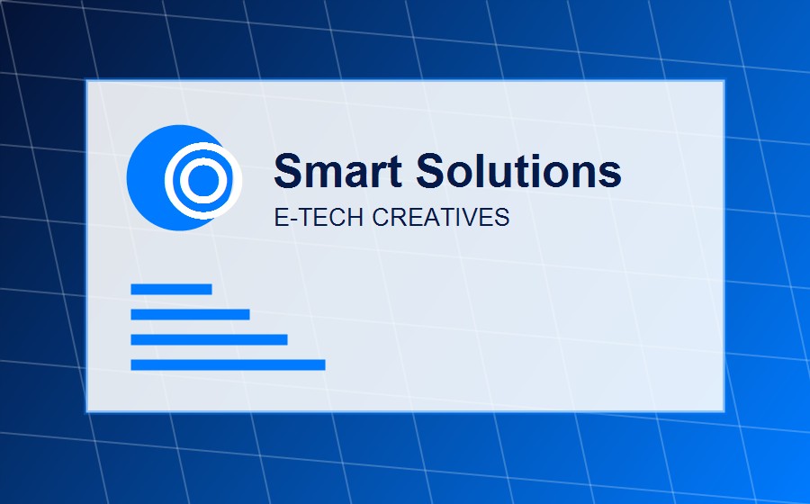 Smart digital solutions connected systems visual